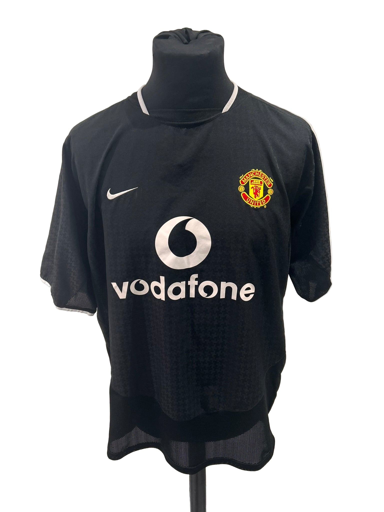 Manchester United 2003-05 away football shirt, black, medium, Nike, Cristiano Ronaldo, front