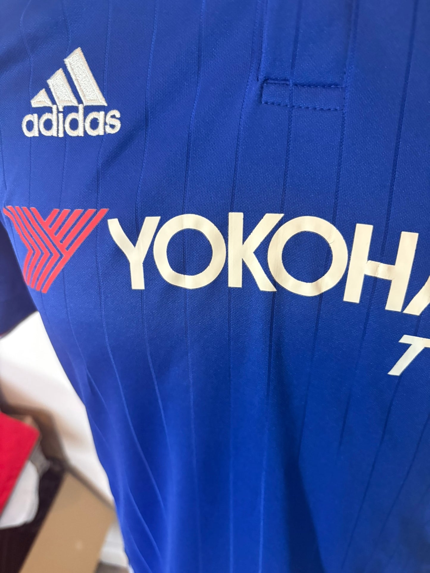 Chelsea Eden Hazard 2015-16 Home Football Shirt Medium Adidas