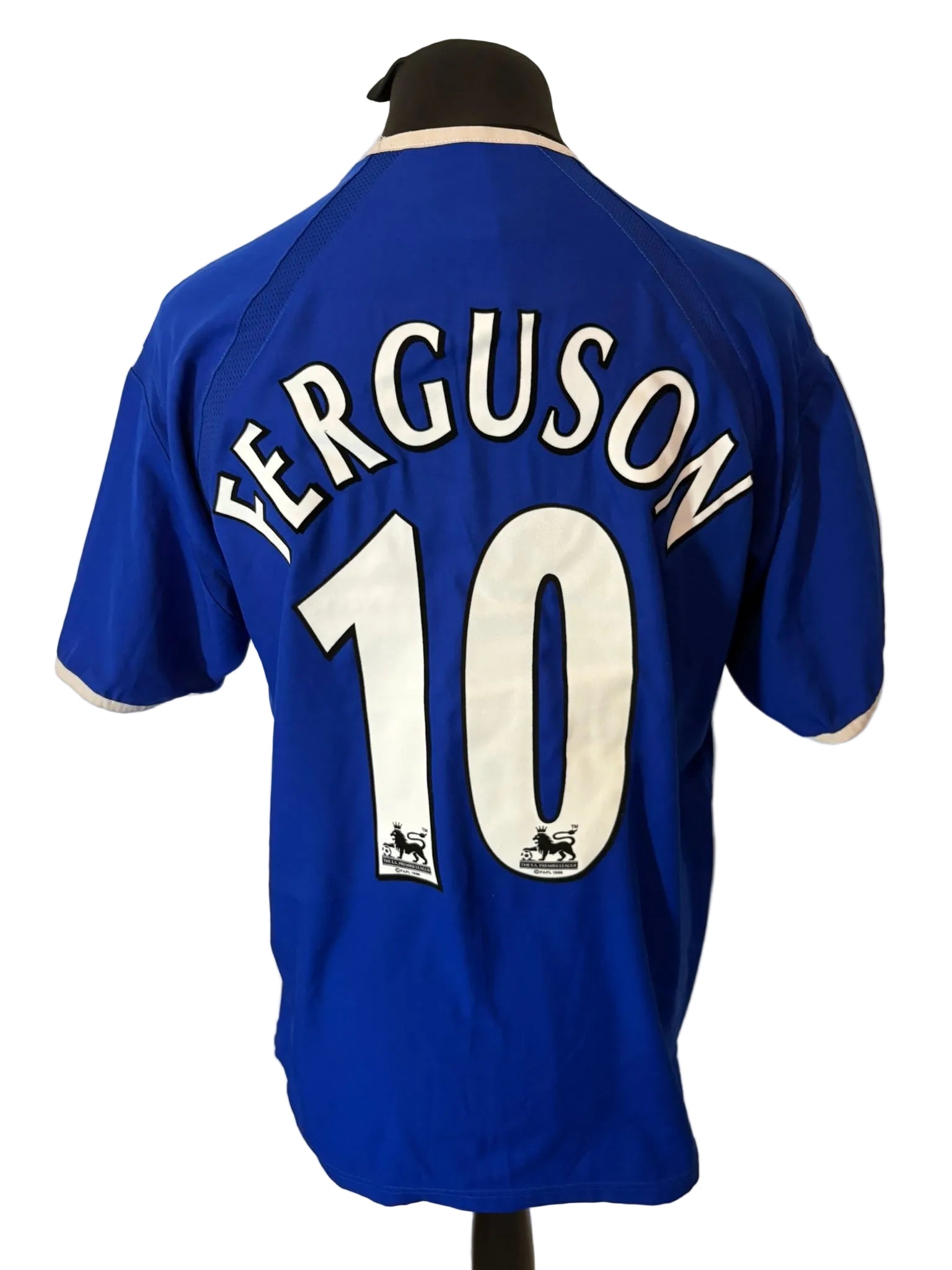 Everton 2003-04 home football shirt, blue, Large, Puma, Duncan Ferguson, back