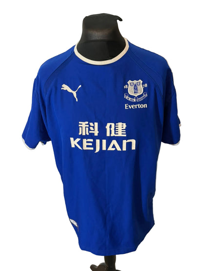 Everton 2003-04 home football shirt, blue, Large, Puma, Duncan Ferguson, front