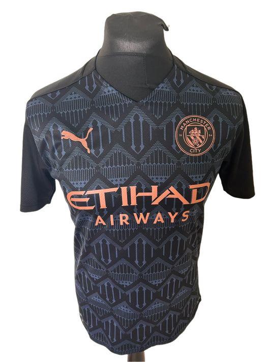 Manchester City Ilkay Gundogan 2020-21 Away Football Shirt Medium Puma