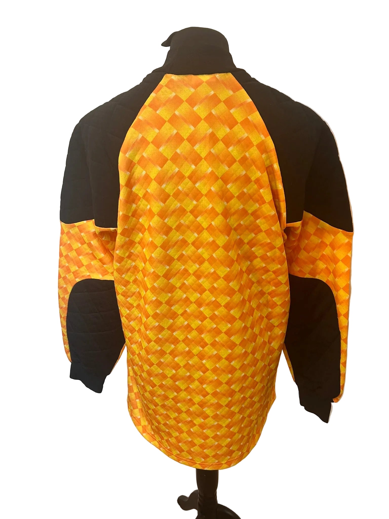 Wrexham 1996-97 goalkeeper football shirt, black and yellow, Large, En-S, back