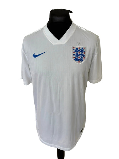 England 2014-15 home football shirt, white, Large, Nike, front