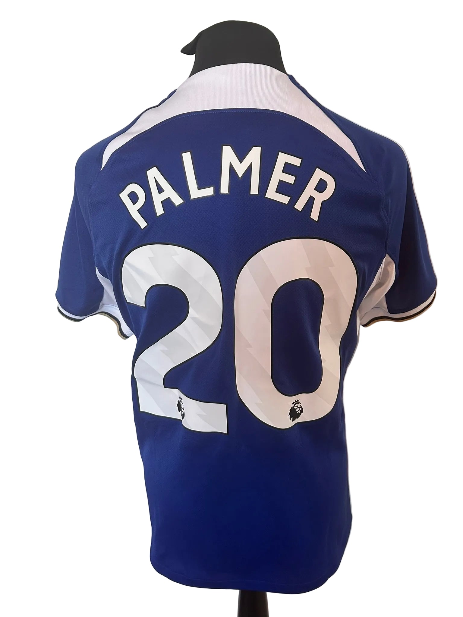 Chelsea 2023-24 home football shirt, blue, medium, Nike, Cole Palmer, back