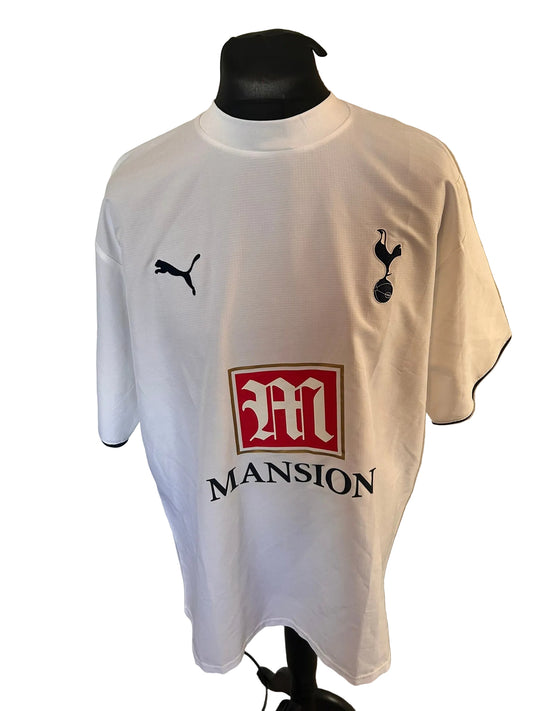 Tottenham Hotspur 2006-07 home football shirt, white XXL, Puma, Dimitar Berbatov, front
