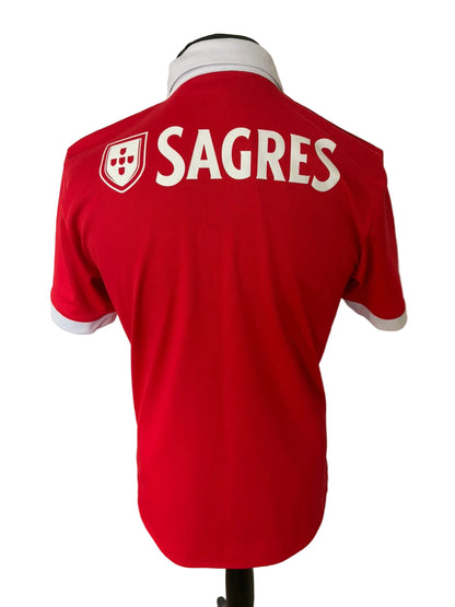 Benfica 2017-18 home football shirt, red, medium, Adidas, back