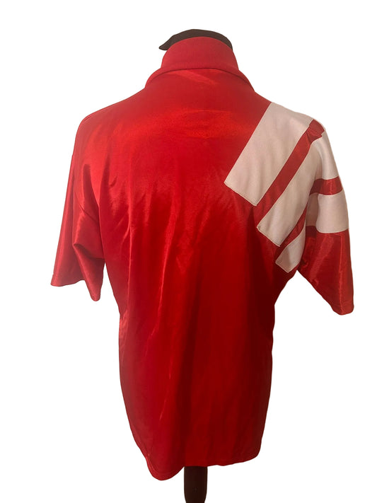 Liverpool 1992-93 home football shirt, red, Large, Adidas, back