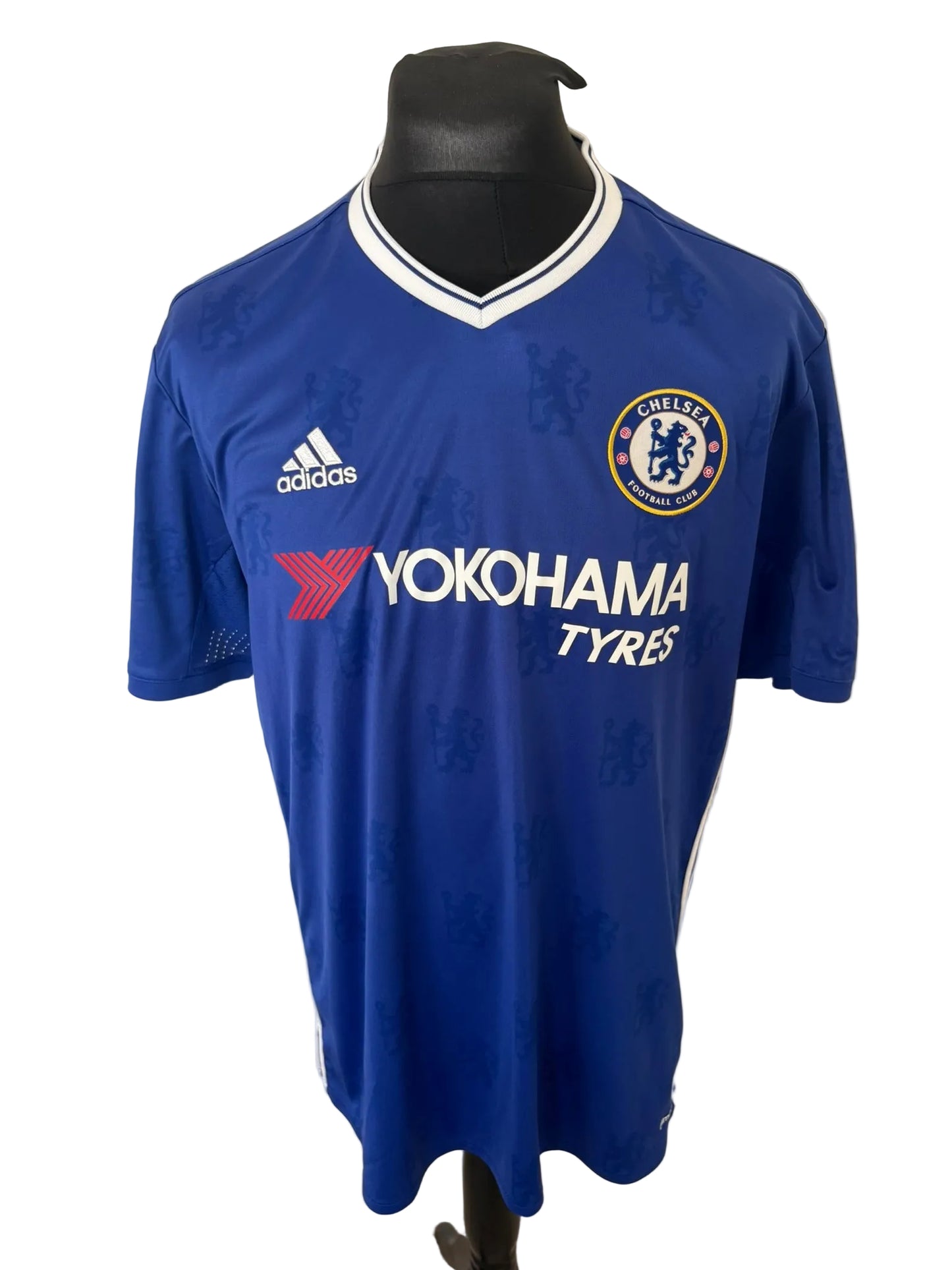 Chelsea 2016-17 home football shirt, blue, Extra Large, XL, Adidas, Eden Hazard, front