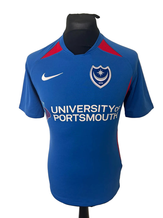 Portsmouth 2019-20 home football shirt, blue, small, Nike, front