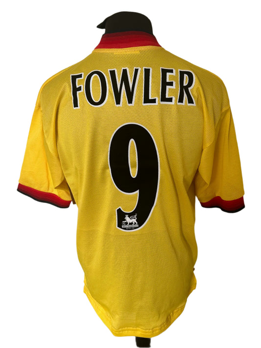 Liverpool Robbie Fowler 1997-99 Away Football Shirt Medium Reebok