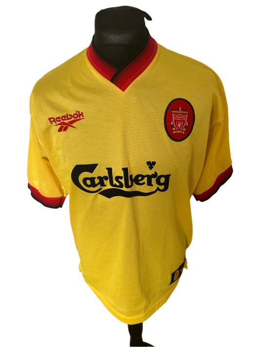 Liverpool Robbie Fowler 1997-99 Away Football Shirt Medium Reebok