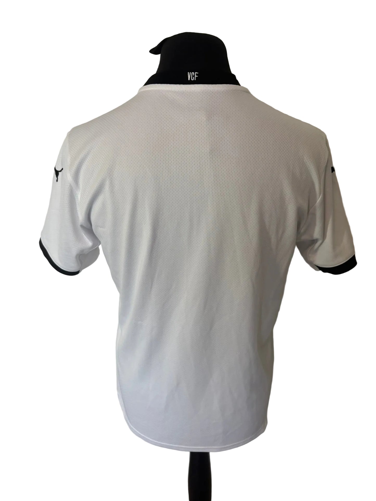 Valencia 2020-21 home football shirt, white, medium, Puma, back