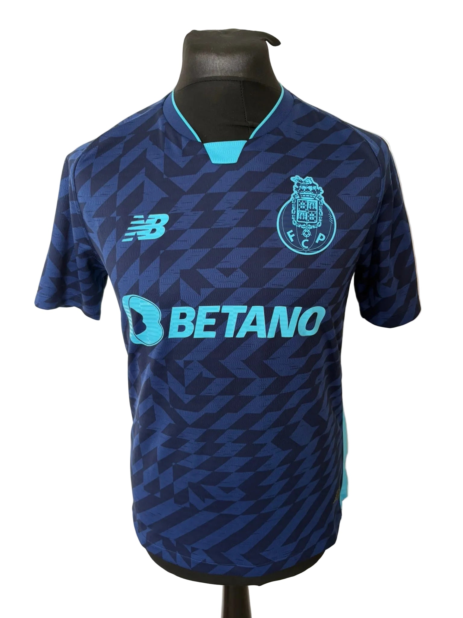 Porto 2024-25 third football shirt, blue, small, New Balance, front