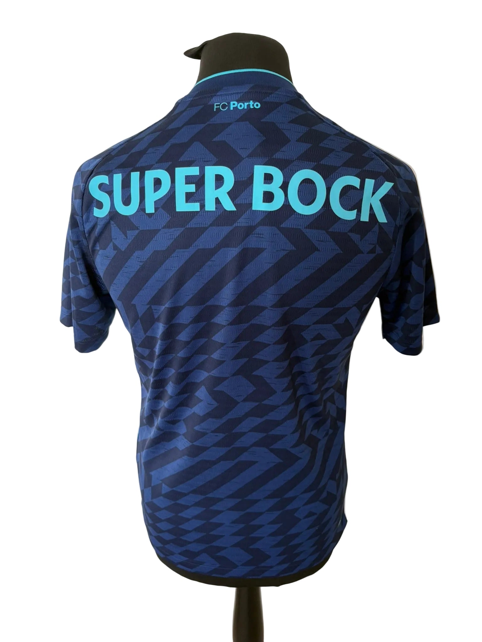 Porto 2024-25 third football shirt, blue, small, New Balance, back