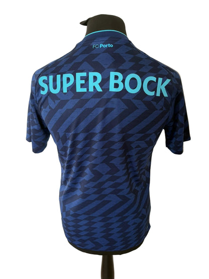 Porto 2024-25 third football shirt, blue, small, New Balance, back