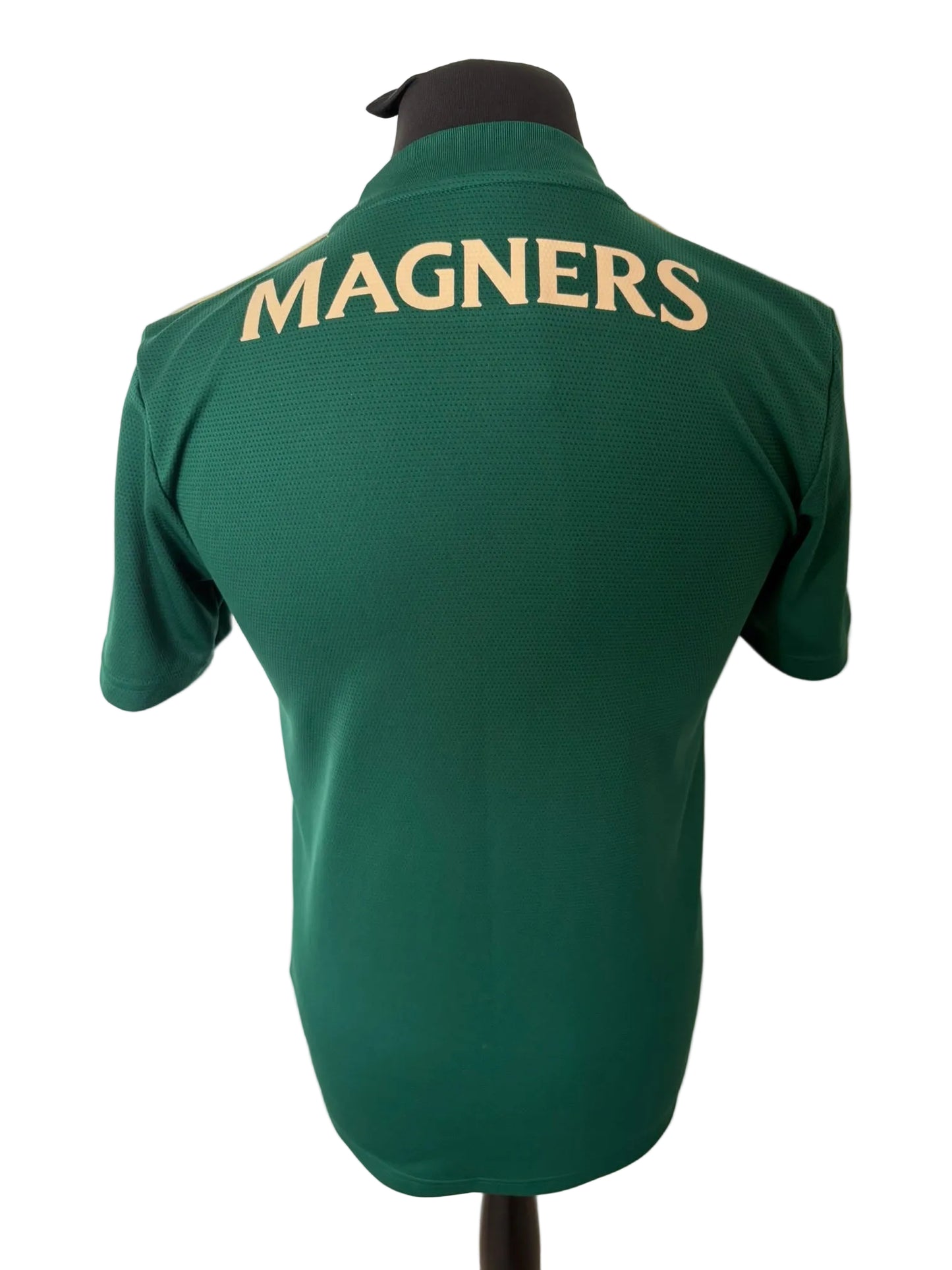 Celtic 2021-22 away football shirt, green, small, Adidas, back