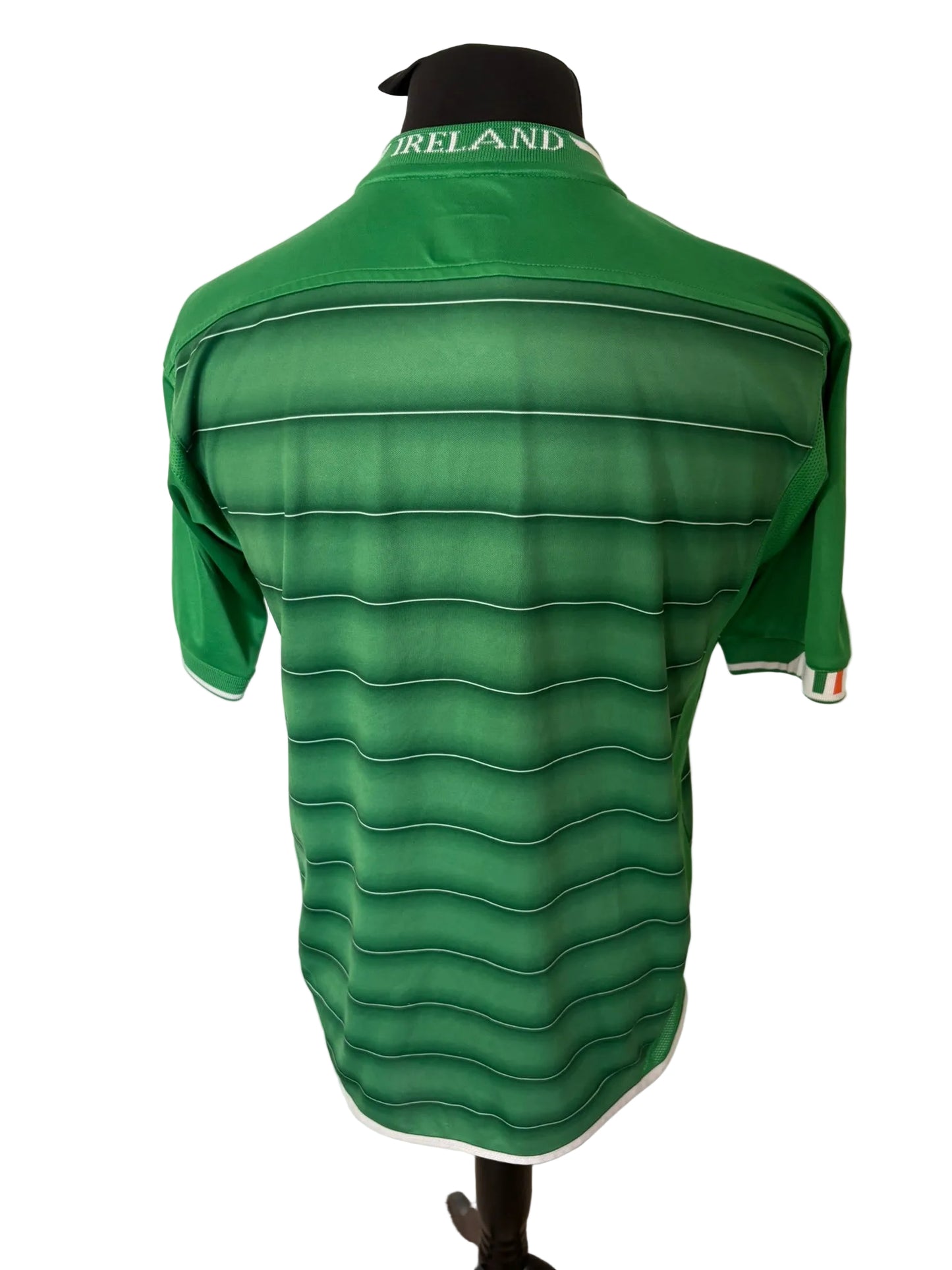 Republic of Ireland 2003-04 home football shirt, green, medium, Umbro, back
