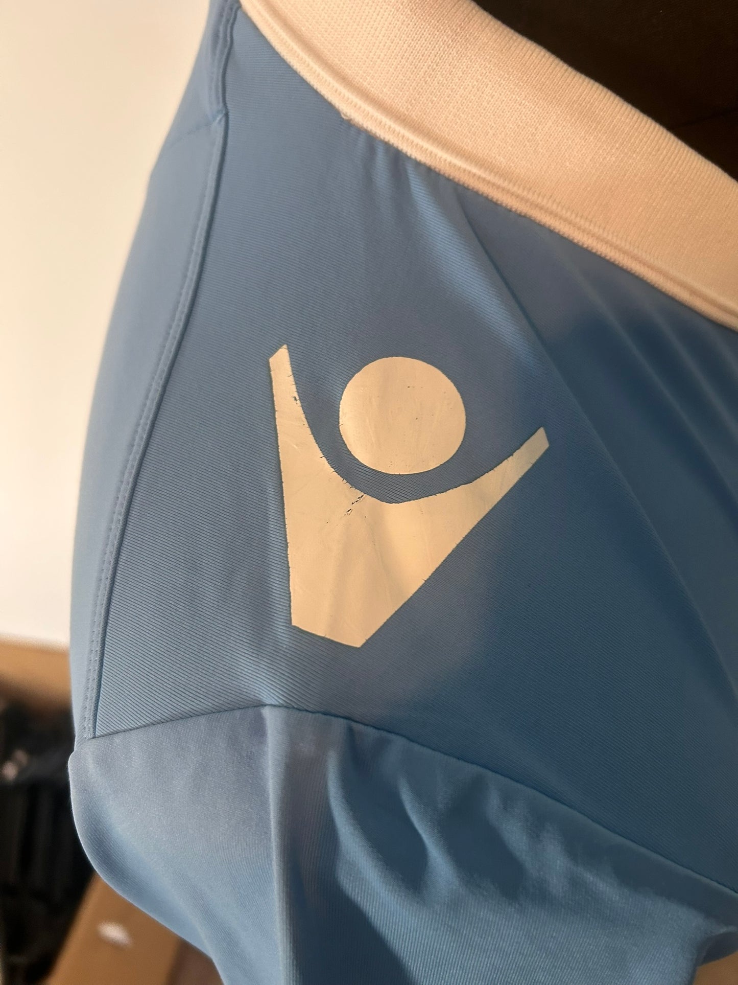Lazio 2014-15 Home Football Shirt Large Macron