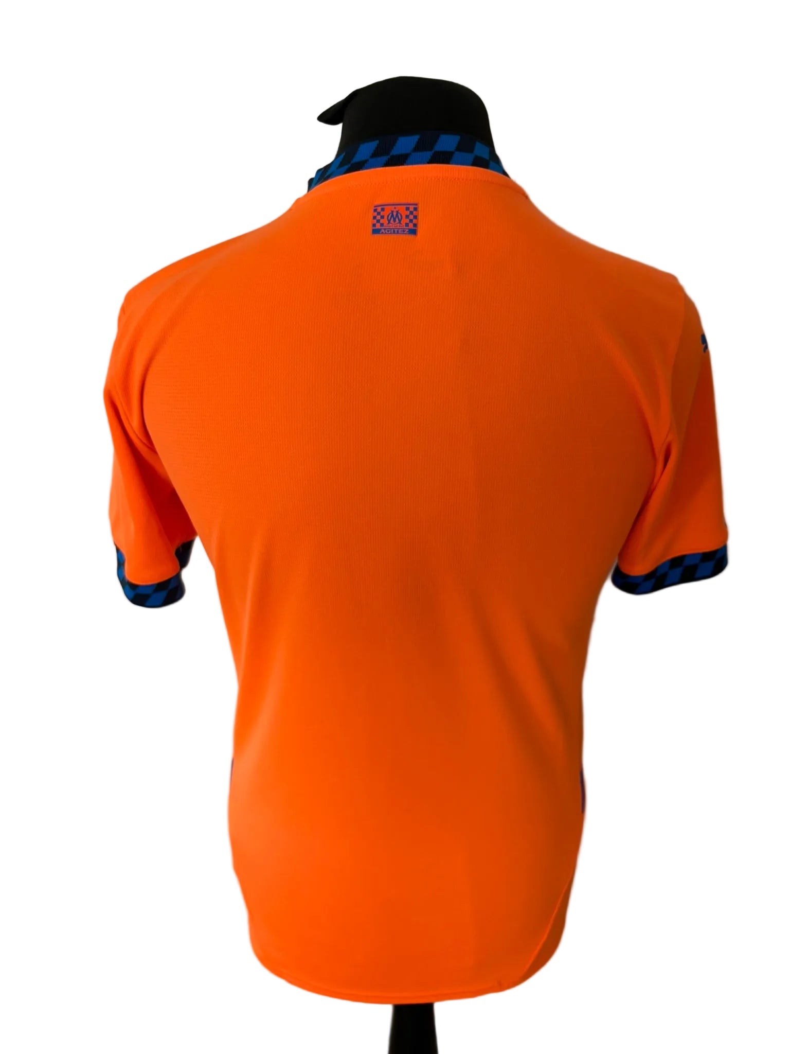 Olympique de Marseille 2024-25 third football shirt, orange, small, Puma, back
