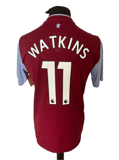 Aston Villa Ollie Watkins 2022-23 Home Football Shirt Medium Castore