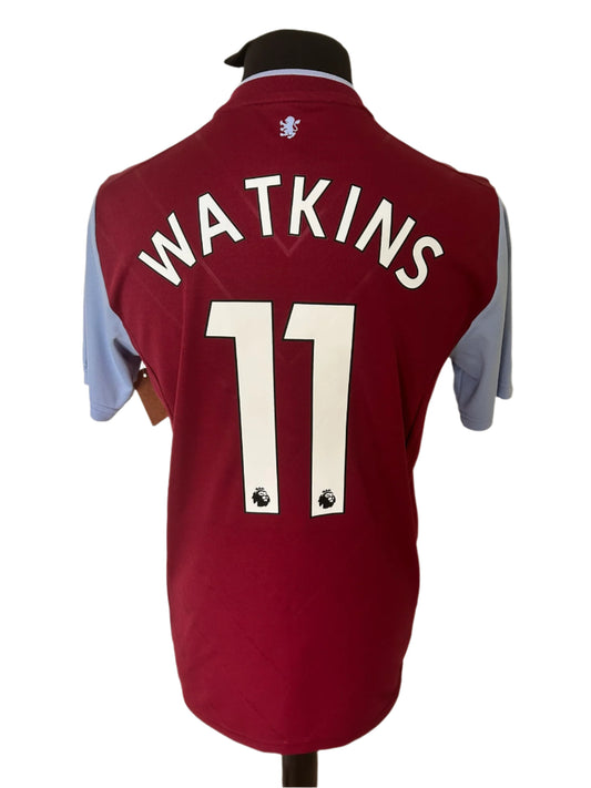 Aston Villa Ollie Watkins 2022-23 Home Football Shirt Medium Castore