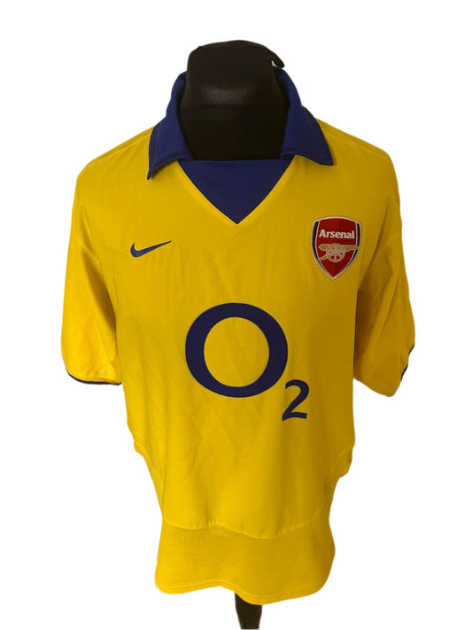 Arsenal Thierry Henry 2003-04 Away Football Shirt Large Nike