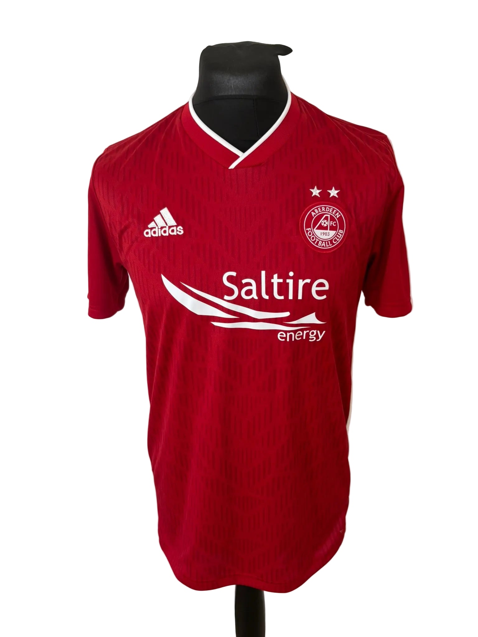 Aberdeen 20192- home football shirt, red, medium, Adidas, front