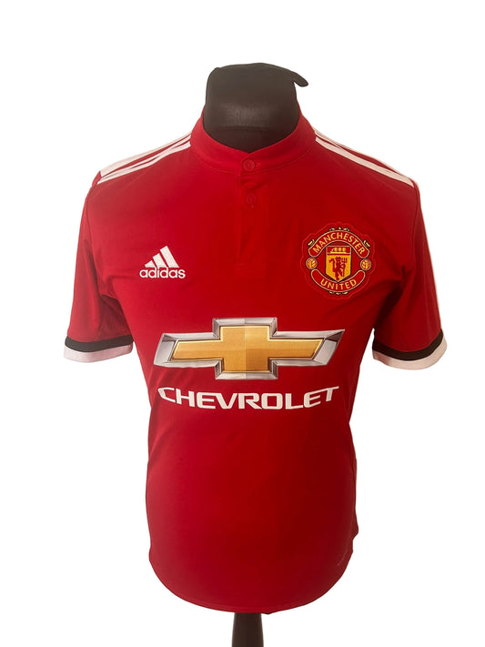 Manchester United 2017-18 home football shirt, red, small, Adidas, Scott McTominay, front