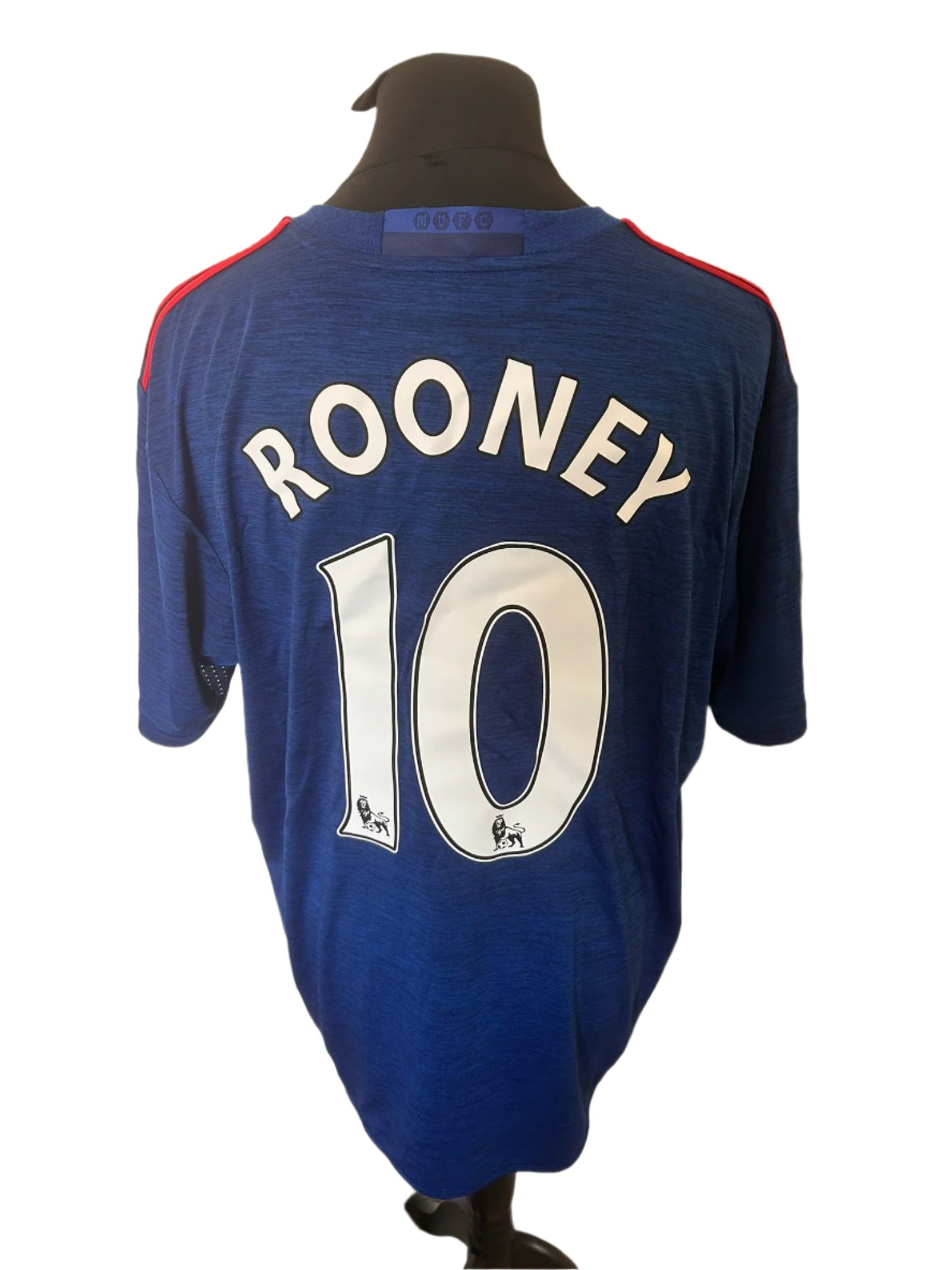 Manchester United Wayne Rooney 2016-17 Away Football Shirt 2XL XXL Adidas