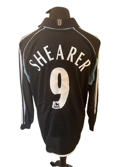Newcastle United Alan Shearer 2000-01 Away Football Shirt LONG SLEEVES Extra Large XL Adidas