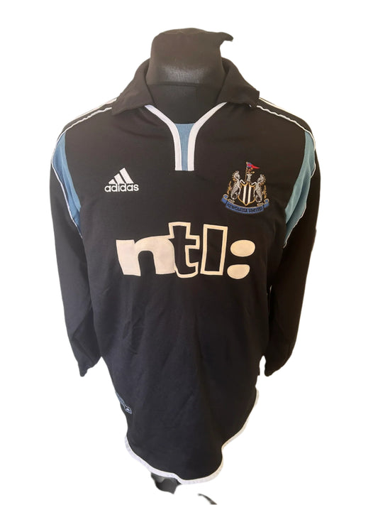 Newcastle United Alan Shearer 2000-01 Away Football Shirt LONG SLEEVES Extra Large XL Adidas