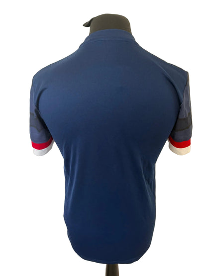 Scotland 2020-22 home football shirt, blue, navy, small, adidas, back