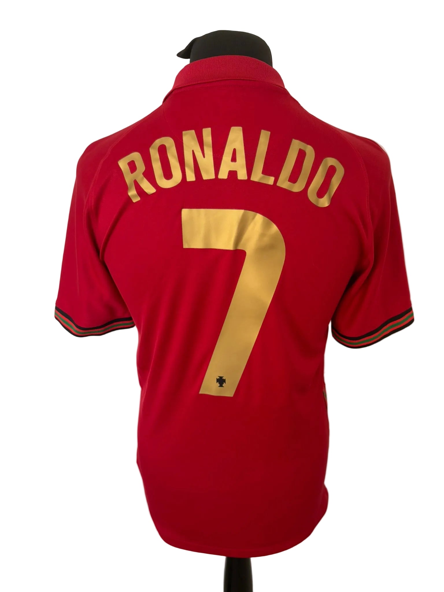 Portugal 2020-21 home football shirt, red, small, Nike, Cristiano Ronaldo, back