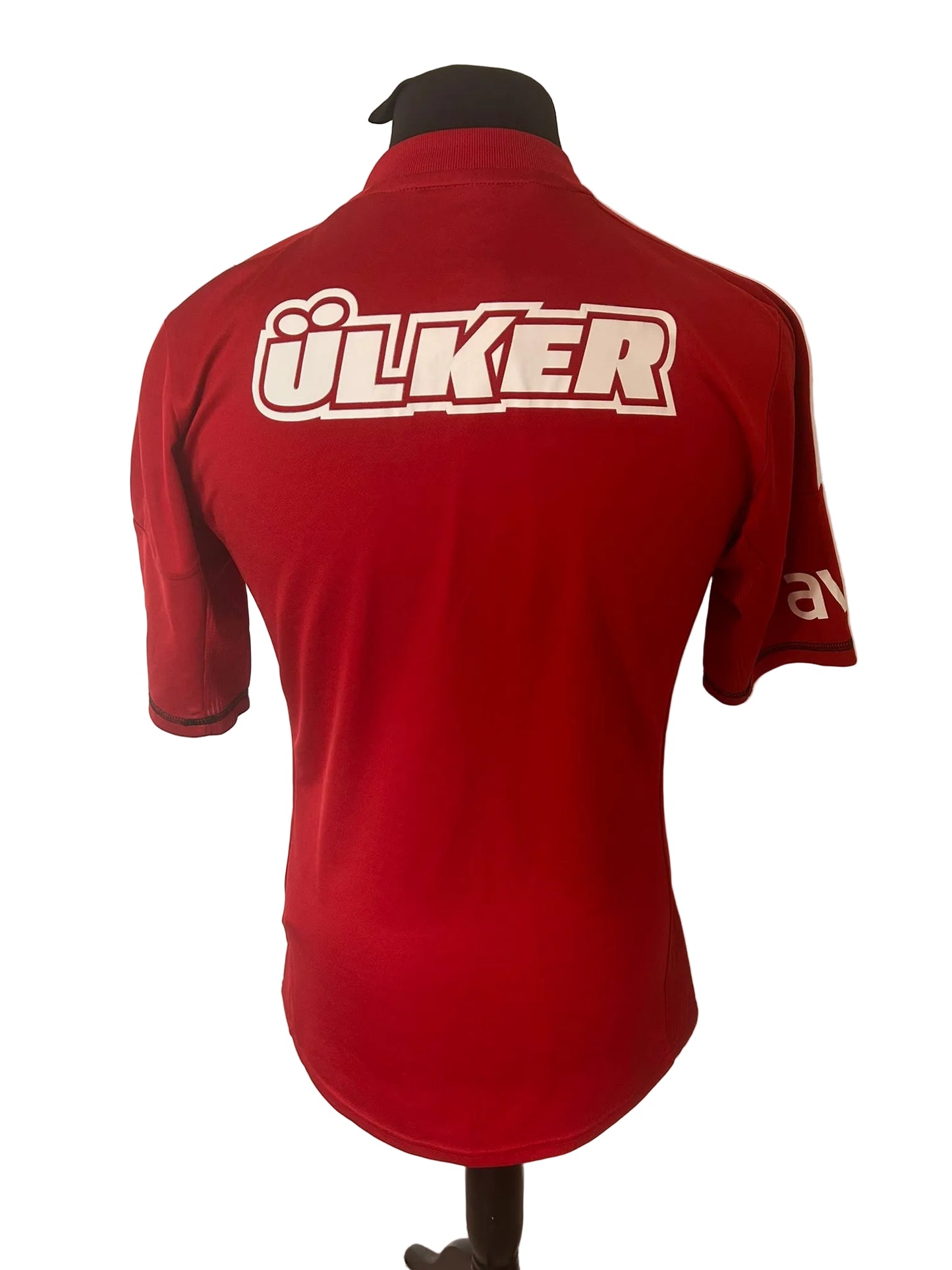 Besiktas 2012-13 third football shirt, red, medium, Adidas, back