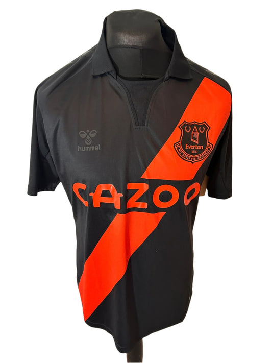 Everton 2021-22 Away Football Shirt Large Hummel