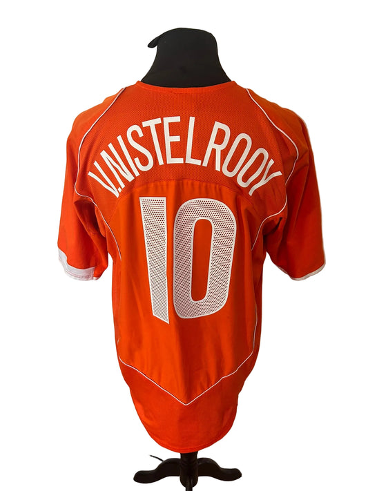 Netherlands 2004-06 home football shirt, orange, Extra Large, XL, Nike, Ruud Van Nistelrooy, back