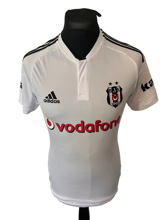 Besiktas 2015-16 home football shirt, white, small, Adidas, front