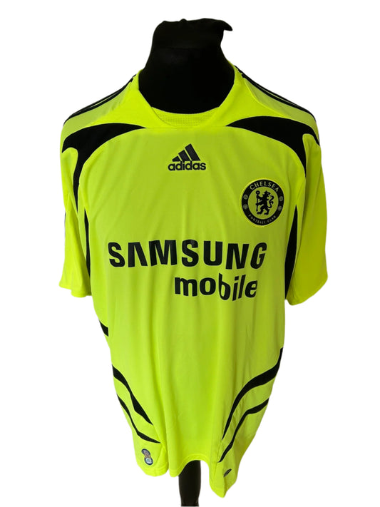 Chelsea Joe Cole 2007-08 Away Football Shirt 2XL XXL Adidas