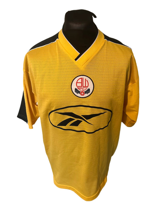 Bolton Wanderers 1998-00 Away Football Shirt Large Reebok