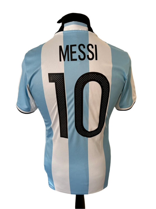 Argentina Lionel Messi 2016-17 Home Football Shirt Small Adidas