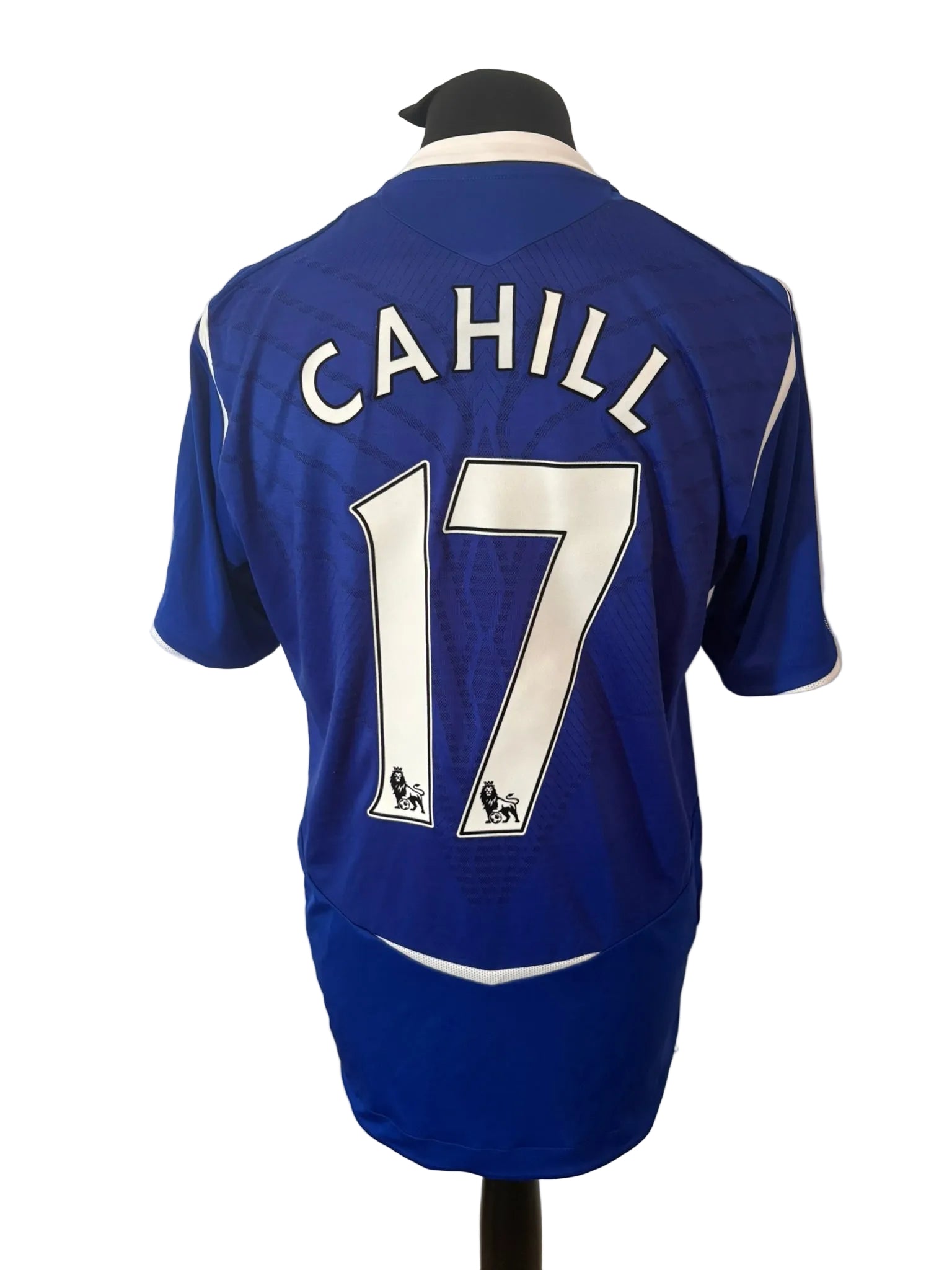 Everton 2008-09 home football shirt, blue, Large, Umbro, Tim Cahill, back