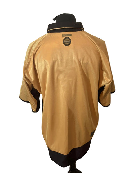 Manchester United 2001-02 third football shirt, gold, XXL, Umbro, back