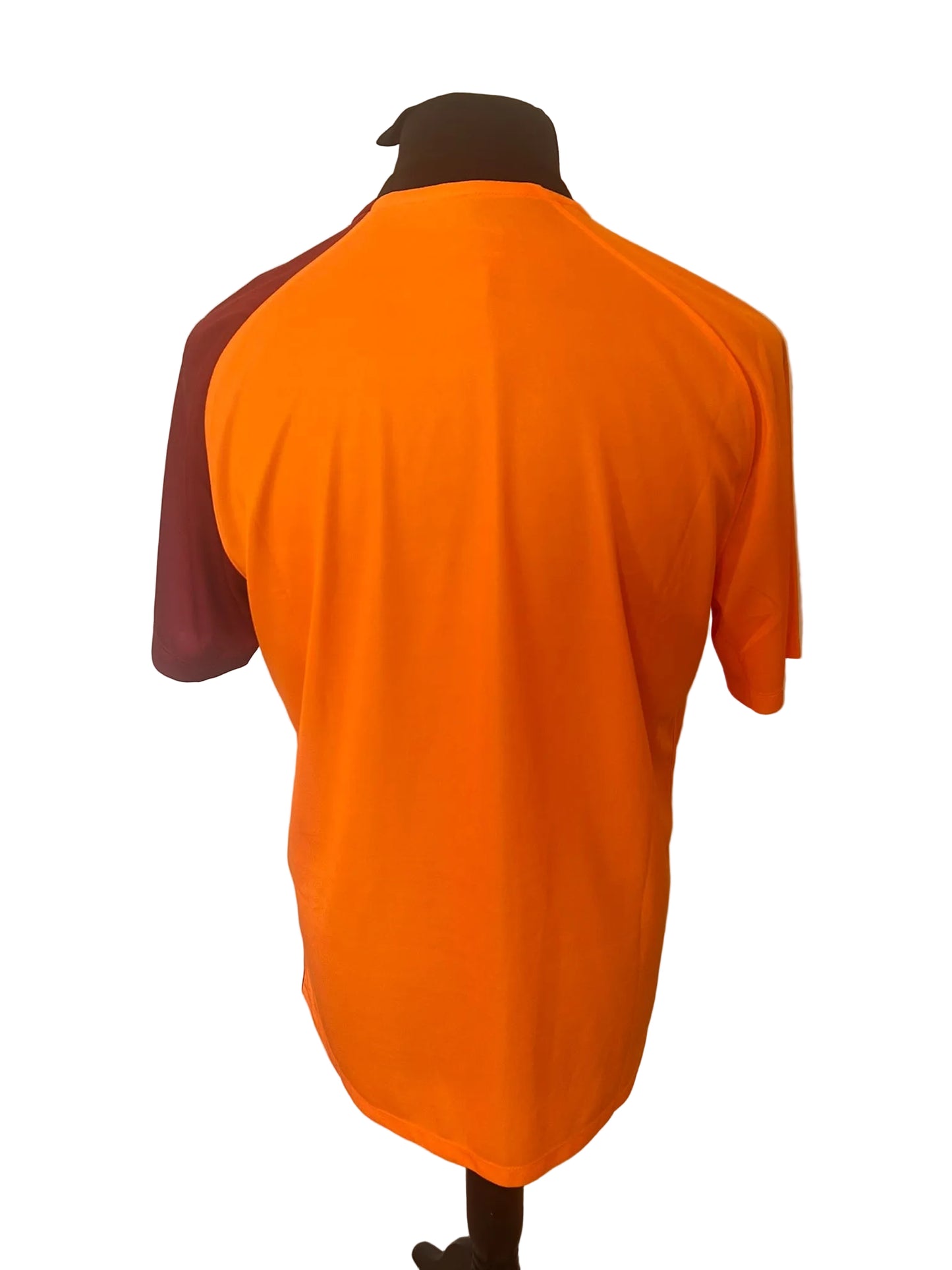 Galatasaray 2022-23 home football shirt, red and yellow, Large, Nike, back