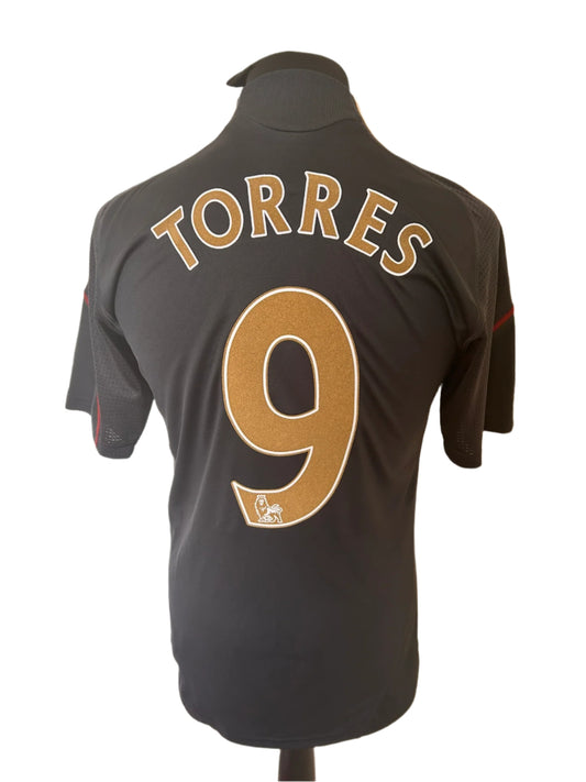 Liverpool Fernando Torres 2009-10 Away Football Shirt Small Adidas