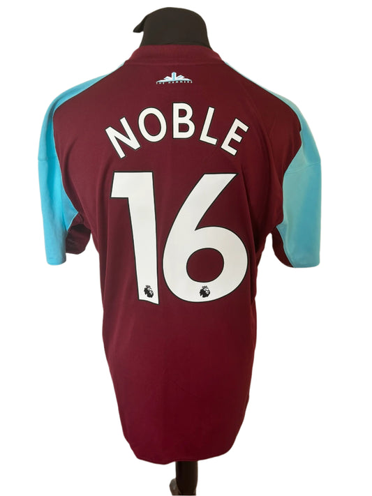 West Ham United Mark Noble 2017-18 Home Football Shirt Extra Large XL Umbro