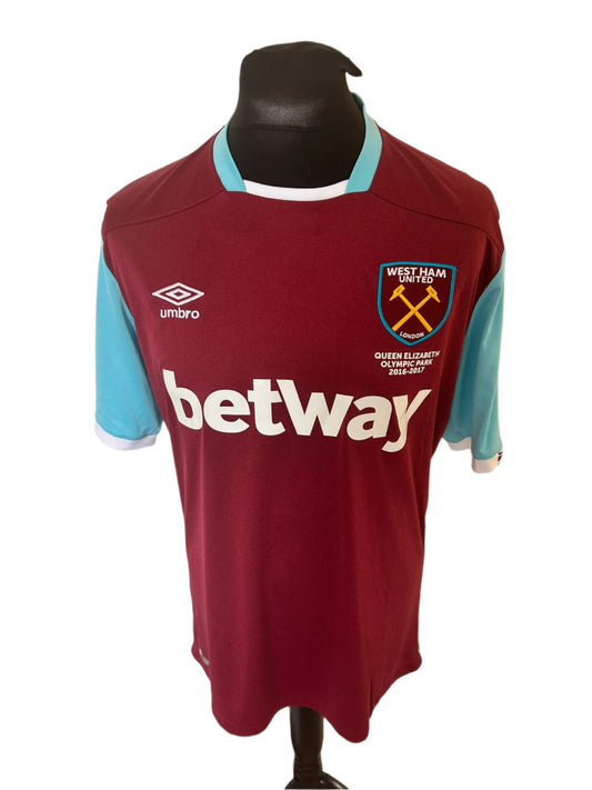 West Ham United Dimitri Payet 2016-17 Home Football Shirt Extra Large XL Umbro