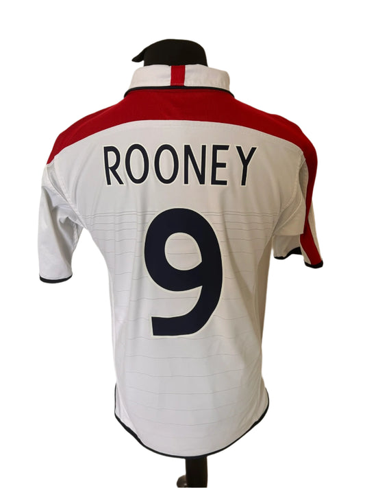 England Wayne Rooney 2003-05 Home Football Shirt Medium Umbro