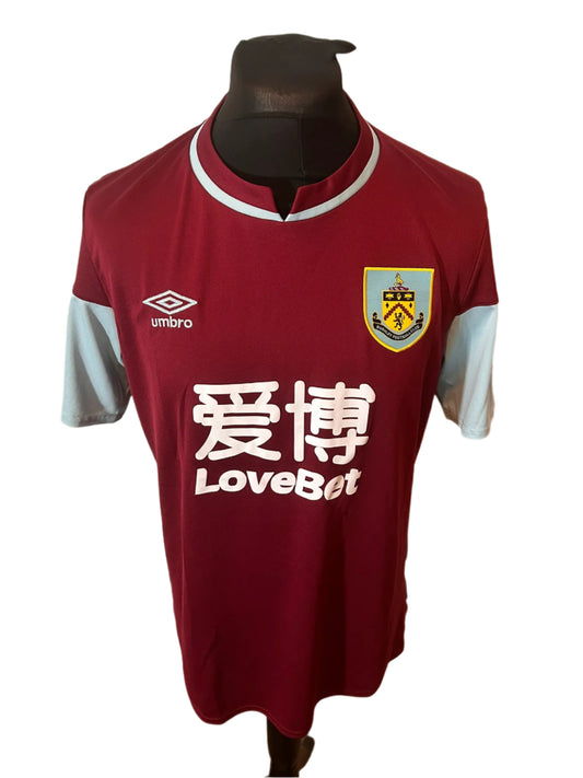 Burnley 2020-21 Home Football Shirt Extra Large XL Umbro