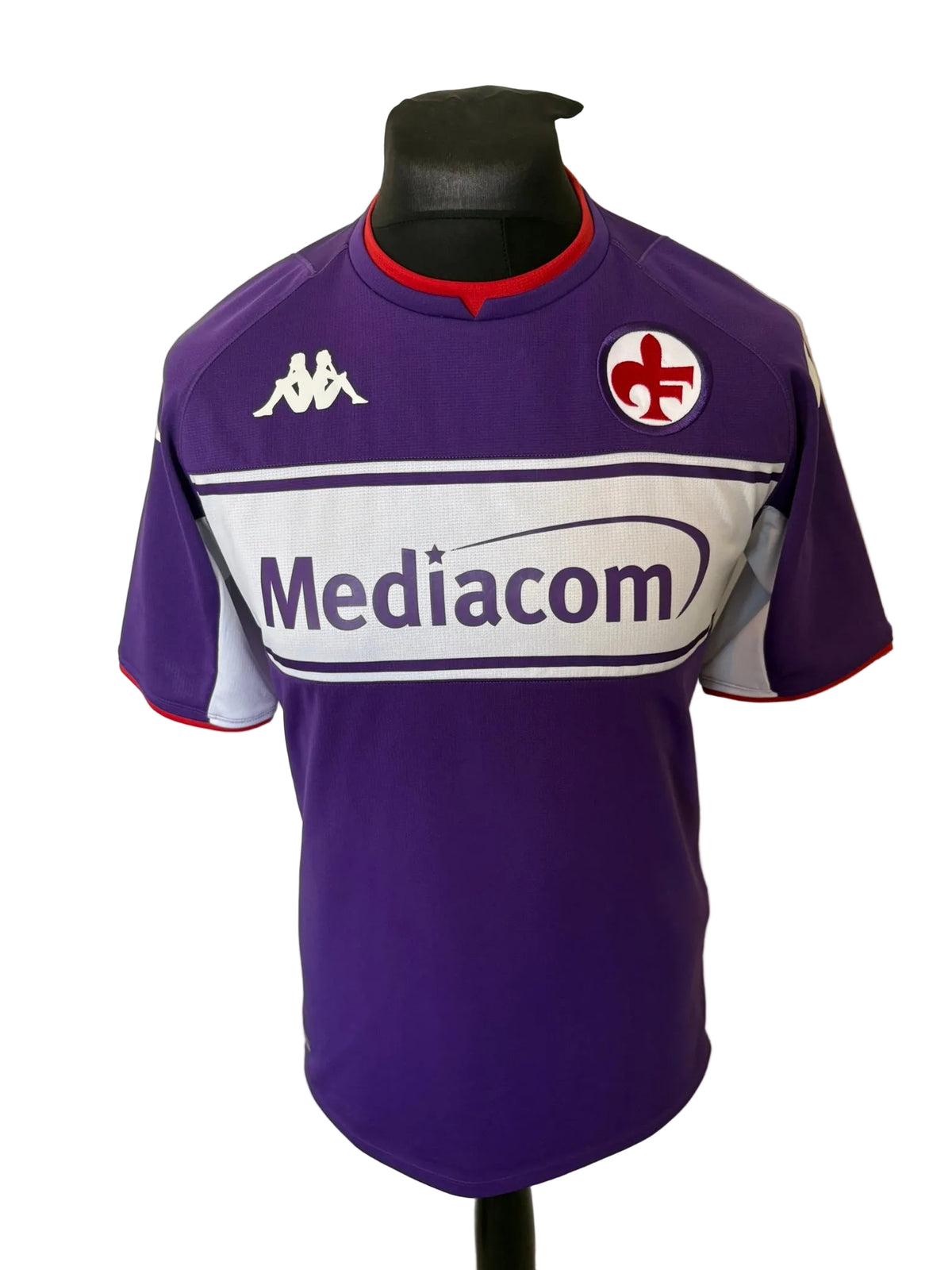 Fiorentina 2021-22 home football shirt, purple, medium, Kappa, front