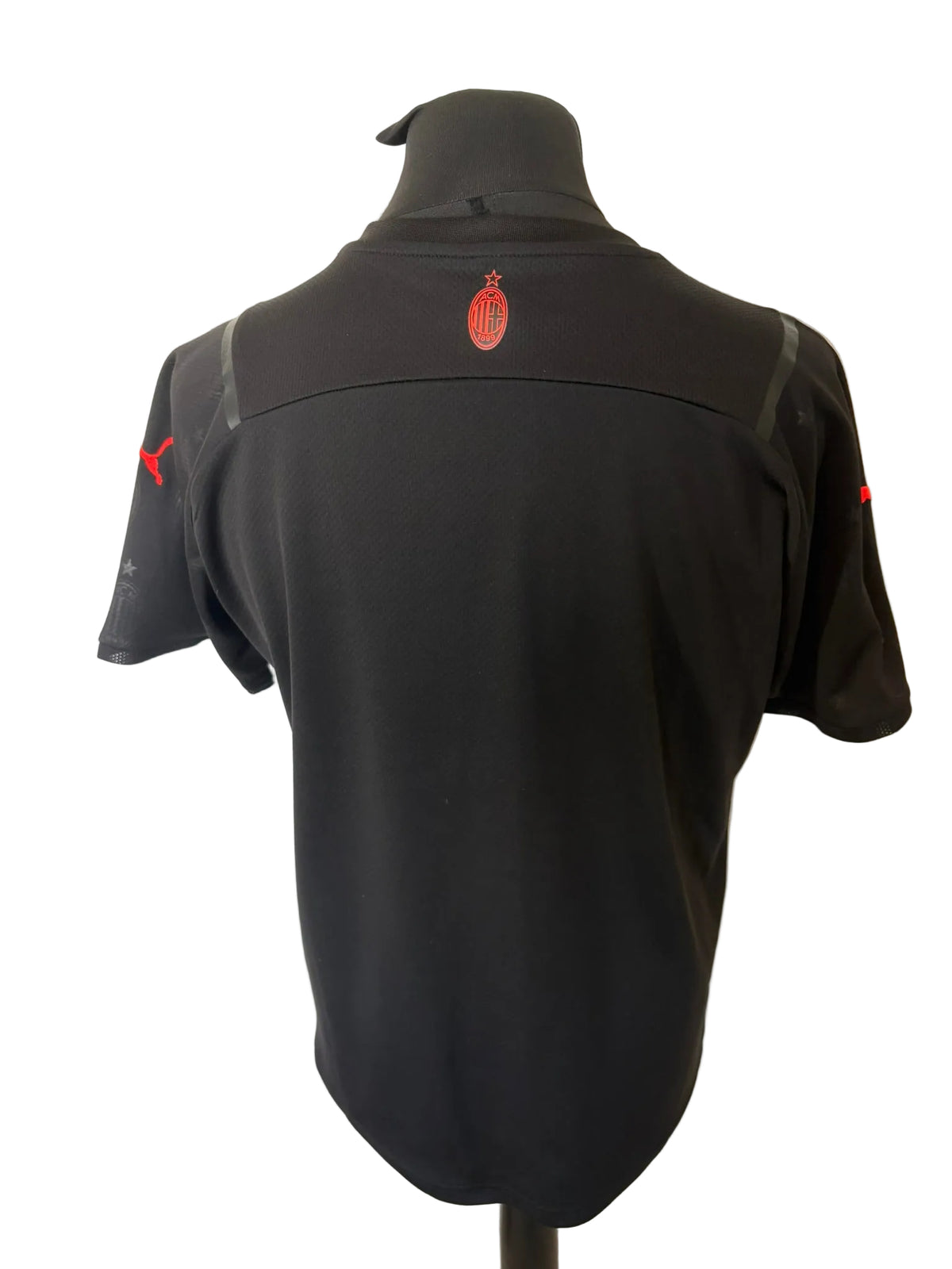 AC Milan 2021-22 third football shirt, black, Large, Puma, back